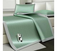 Ensemble de tapis rafraîchissant avec taies d'oreiller pour le confort estival, design pliable pour dortoir et usage domestique