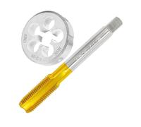 Ensemble de tarauds et filières en acier inoxydable plaqué pour créer et réparer efficacement des filetages de haute précision