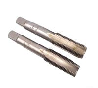 Ensemble de tarauds et filières HSS x 0,25 mm, filetage métrique à droite avec matrice de 38 mm, kit en acier rapide 3 pièces