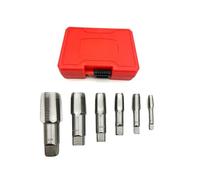Ensemble de tarauds for tuyaux, 5/6 pièces, avec étui de rangement, kit d'outils de taraudage(5pcs Set)