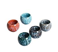 Ensemble de tasse en céramique d'accessoires de thé en Chine pour 5 personnes, cadeau de cérémonie de thé