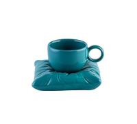 Ensemble de tasses à café en céramique avec cuillère, soucoupes, tasses à cappuccino avec soucoupe, tasse à thé et soucoupe en céramique pour boissons spéciales, café, moka, latte et thé, 200 ml