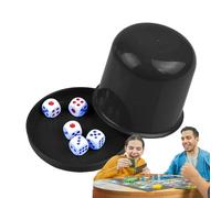 Ensemble de tasses à dés de , ensemble de tasses à shaker à dés | Jeu de dés pour | Tasse shaker pour dés pour fêtes de , jeux de dés pour familles, shaker à dés avec 5 écrous, drôles de jeu