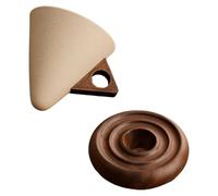 Ensemble de tasses à thé en céramique élégantes, 9,5 x 10 cm, tasse à café avec dessous de verre en bois, porte-boisson en porcelaine, tasse à boisson chaude avec poignée, usage quotidien pour la