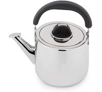 Ensemble de tasses à thé et à café en acier inoxydable épais avec bouilloire sifflante de 5 l, bouilloire sifflante, cuisinière à induction, cuisinière à gaz, tasse à thé à gaz et soucoupe