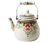 Ensemble de tasses à thé, tasses à café, théière en émail épais de 5 L, bouilloire, bouilloire à thé, théière chinoise, bouilloire à induction, bouilloire à gaz, tasse à thé et soucoupe