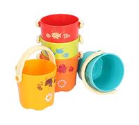 Ensemble de Tasses Empilables Colorées, 5 Pièces, Jouets de Construction de Bain pour bébé, Jeu Pratique et Flexible pour L'éducation Précoce