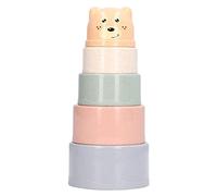 Ensemble de Tasses empilables, gobelets emboîtables, Jouet de Bain éducatif pour bébé, pour la Reconnaissance des Couleurs, Le développement de la Coordination œil-Main