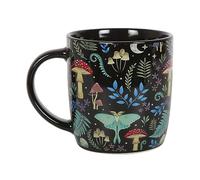 Ensemble de tasses Enchanting Morning : mug imprimé forêt sombre + carnet A5 Forest Bee + carnet Luna Moth A5 | Mystique, fantaisiste et passe au lave-vaisselle/micro-ondes | Capacité de 340 ml |