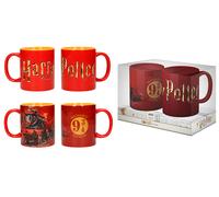 SD Toys Lot de 2 tasses Harry Potter Poudlard Express logo céramique