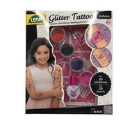 Ensemble de tatouage LENA Body Glitter avec 20 pochoirs 4 couleurs paillettes...