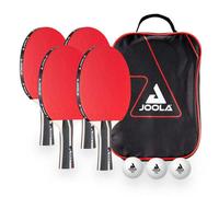 Ensemble de tennis de table JOOLA Team School IT 4 raquettes 3 balles sac éco...