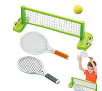 Ensemble de tennis de table, mini jeu de sports de table avec 2 raquettes et 1 balle | Activité interactive parent-enfant en intérieur et en extérieur pour pelouse, jardin, plage, hayon
