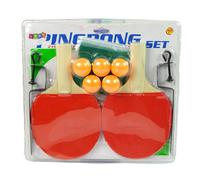 Ensemble de tennis de table ping-pong avec raquettes, filet et 5 balles