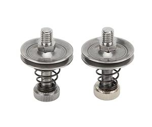 Ensemble de tension de fil SustVita (lot de 2) : composant en acier inoxydable conçu comme ressort de couture pour les machines industrielles de pointage d'arrêt et de réparation