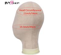 Ensemble De Tête De Perruque Avec Mini Trépied Réglable,Bloc De Toile Pour Le Visage,Tête De Mannequin Pour La Fabrication De Perruques Avec Épingles En T - Type One Head #B