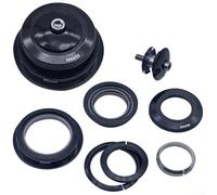 Ensemble de tête de roulement de vélo, 44 mm/55 mm en alliage d'aluminium avec tube conique pour fourche avant de vélo de remplacement