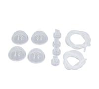Ensemble de téterelles en silicone, doux et confortable, empêche le reflux du lait, accessoires d'allaitement efficaces pour les mamans qui allaitent, comprend 4 téterelles, 4