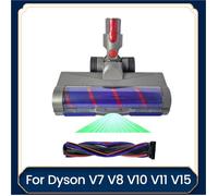 Ensemble de Têtes de Brosse à Entraînement Direct à Dégagement Rapide pour Dyson V7, V8, V10, V11, V15 Aspirateurs, avec Éclairage