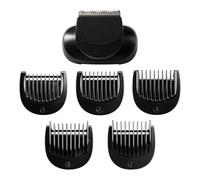 Ensemble de têtes de coupe compatibles avec les rasoirs Braun Series 5, 6 | Comprend 1 tête de tondeuse et 5 peignes de guidage pour la barbe ; le corps du rasoir électrique n'est pas inclus