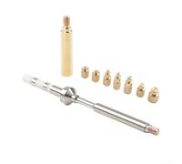 Ensemble de têtes d'écrous en laiton thermofusible pour fers à souder TS100 TS101 936 | M2-M8 Kit d'outils de pressage polyvalent avec adaptateur pour projets de réparation d'imprimante 3D