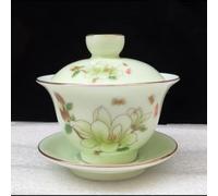 Ensemble de thé 130 ML Gaiwan Jingdezhen en Porcelaine Bleu et Blanc Bol de Bol de Bol Accessoires de thé