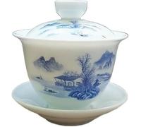 Ensemble de thé Gaiwan, Gaiwan, tasse à thé rétro Tureen Bowl, service à thé gaiwan, tasses à thé Kung Fu