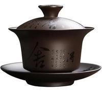 Ensemble de thé Gaiwan, Gaiwan, tasse à thé rétro Tureen Bowl, service à thé gaiwan, tasses à thé Kung Fu