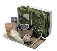 Ensemble de thé Matcha 7/4 pièces, fait à la main, facile nettoyer, bol, fouet, cuillère café, accessoires for préparation du, cérémonie Matcha Kit(7pcs white)