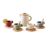 Ensemble De Thé Pour Tout-petit - Set Set Kids | TEAT PARTY SETS | Player De Prétendent En Bois Princess Food Time Toy | Lave-vaisselle Kit D'activité Intérieure Riche Et Coloré Pour Les Cadeaux D'ann
