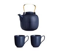 Ensemble de théière + 2 tasses Hammershøi Teapot H 15cm / Ø 14.5cm