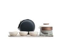 Ensemble de théière et de tasse à thé 1 bol et 3 tasses à thé pour la maison, les voyages, l'extérieur
