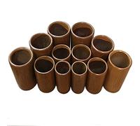 Ensemble de thérapie de ventouses en bambou 12 ventouses d'air sous vide Massage anti-cellulite pour les douleurs au dos et au cou Perte de poids Soulagement musculaire