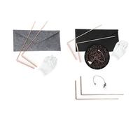 Ensemble de tiges de radiesthésie en cuivre pur à 99,9 %, outils de divination télescopiques avec pendentif pour exploration psychique et travail énergétique, kit de 2 tiges