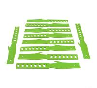 Ensemble de tiges mélangeuses réutilisables en plastique avec ouvre-boîte pour résine époxy, émulsion acrylique, vernis et projets de construction, kit d'outils à main vert pour bricolage et