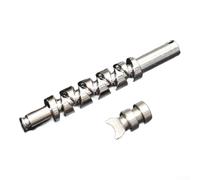 Ensemble de tiges torsadées de rechange et goupilles demi-lune pour cyclone et moulinets Wolf Baitcaster, pour arbre d'entraînement à vis sans fin avec kit de broches demi-lune, pièces de réparation