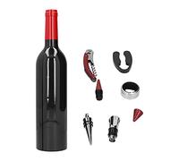 Ensemble de tire-bouchons pour bouteilles de vin, kit d’ouvre-bouteille sans fil avec verseur, bouchon et -aluminium, ensemble d’outils de bar compact pour la maison, la