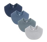 Ensemble De Tissus Pour Rots Nourrissons Bavoir D'allaitement Absorbant En Forme De U Serviette En Coton Garçons Et Filles 4 Pièces