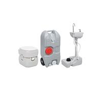 Ensemble de toilette support de lavage des mains réservoir eau