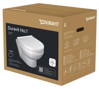Ensemble de toilettes murales Duravit No.1 Compact, y compris siège de toilet...