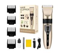 Ensemble de tondeuses et tondeuses professionnelles - Rasoir électrique sans fil rechargeable pour la coupe de cheveux - Kit de toilettage professionnel étanche pour moustache, corps, nez, oreilles