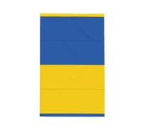Ensemble de torchons de cuisine gaufrés Drapeau de l'Ukraine - Torchons avec boucle de suspension - Idéal pour la salle de bain, les tâches ménagères et la décoration