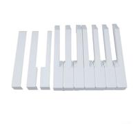 Ensemble de touches de piano 52/36/88 touches blanches et noires - Kit de remplacement pour réparation d'accordage - Accessoires de piano (52)