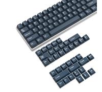 Ensemble De Touches PBT Cherry Profile Double Shot-144 Touches,Bleu | Pour Claviers Mécaniques ANSI,Prend En Charge Les Commutateurs Cherry/Gateron/Kailh/Akko MX,Touches Uniquement