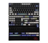 Ensemble de touches PBT premium, touches à profil Cherry imprimées par sublimation, kit de touches personnalisées translucides pour clavier