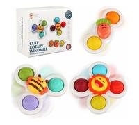 Ensemble De Toupies Adorables Pour Enfants ¿ Sûr, Sensoriel, Facile À Utiliser, Idéal Comme Cadeau Pour Les Anniversaires Et Les Fêtes
