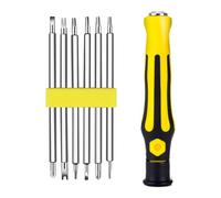 Ensemble de tournevis 12 en 1 multi-usages avec poignée ergonomique isolée électrique