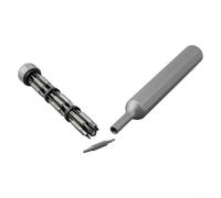 Ensemble de tournevis 27 en 1 en alliage d'acier à double pointe avec capuchon rotatif, poignée antidérapante et étui de rangement pour réparation électronique de téléphone portable (39 en 1)