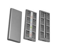 Ensemble de tournevis 48 en 1 multifonction antirouille - Étui compact pour réparation électronique - Outil professionnel compact pour réparation électronique