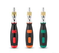 Ensemble de tournevis à cliquet 10 en 1 multi-embouts avec angles réglables pour réparation électronique, maison, voiture (orange)